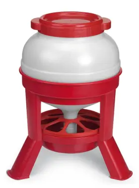 11260 Gaun 20l Hopper Feeder Heavy-duty Poultry With Anti-scatter Ring For Chicken 11260 Gaun 20l Hopper Feeder Heavy-duty Poultry With Anti-scatter Ring For Chicken