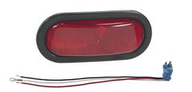 Grote 52572 Red Torsion Mount Iii Oval Stop Tail Turn Light Female Pin