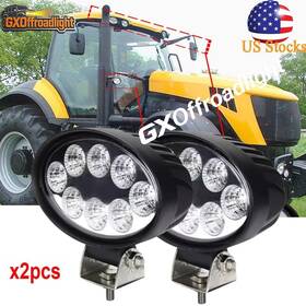 Gxoffroadlight Re154900 2x5.5ftft Oval Led Work Lights 12v 24v Fit John Deere Massey Case Ih New Holland