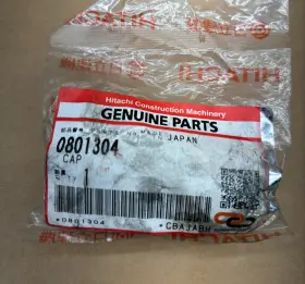 0801304 Hitachi Genuine Cap Heavy Equipment Replacement Part
