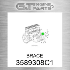 3589308c1 International Truck Replacement Brace Fits New Oem Open Box