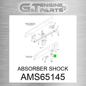 Ams65145 International Truck Replacement Absorber Shock Fits New Oem Open Box