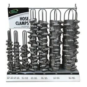 Abc4206 Jj Ag Parts Stainless Steel Worm Drive Hose Clamp Assortment -fits Ford Tractor