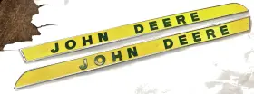 Ar28049 John Deere Ar28048 Used Emblem Set Raised Letters For New Gen Tractor