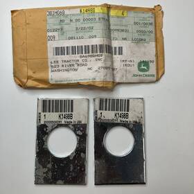 John Deere K1498b Plate 2-pack Open Box See Pics