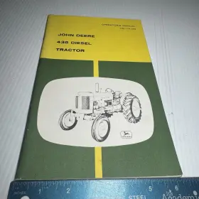 Om-t78-359 John Deere Omt61053 Vintage Manual 435 Diesel Tractor Om-t78-359 John Deere Omt61053 Vintage Manual 435 Diesel Tractor