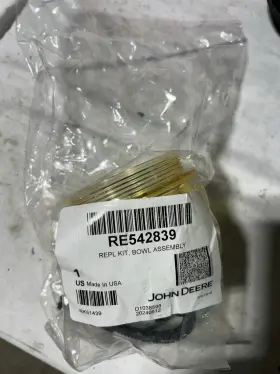 Re542839 John Deere Oem Sediment Bowl With Wif Sensor