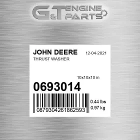 0693014 John Deere Replacement Thrust Washer Fits New Oem 0693014 John Deere Replacement Thrust Washer Fits New Oem