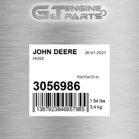 3056986 John Deere Replacement Hose Fits New Oem 3056986 John Deere Replacement Hose Fits New Oem