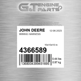 4366589 John Deere Replacement Wiring Harness Fits New Oem Open Box