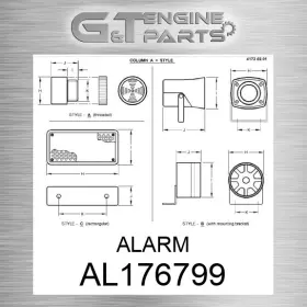Al176799 John Deere Replacement Alarm Fits Surplus Open Box