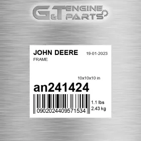 An241424 John Deere Replacement Frame Fits New Oem
