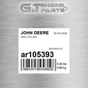 Ar105393 John Deere Replacement Hyd Cyl Kit Fits New Oem Open Box Ar105393 John Deere Replacement Hyd Cyl Kit Fits New Oem Open Box