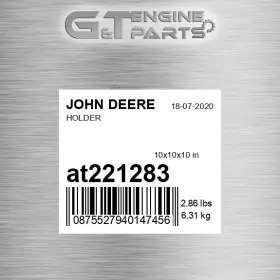 At221283 John Deere Replacement Holder Fits Surplus Open Box