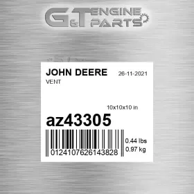 Az43305 John Deere Replacement Vent Fits New Oem Az43305 John Deere Replacement Vent Fits New Oem