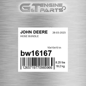 Bw16167 John Deere Replacement Hose Bundle Fits New Oem Bw16167 John Deere Replacement Hose Bundle Fits New Oem