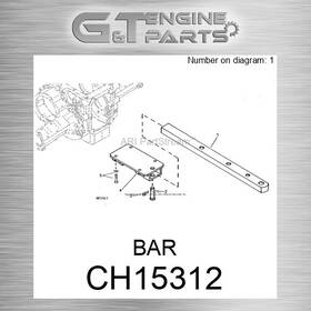 John Deere Replacement Ch15312 Bar Fits Surplus Open Box