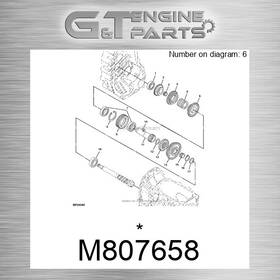 John Deere Replacement M807658 Fits Surplus Open Box