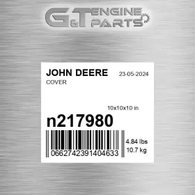 N217980 John Deere Replacement Cover Fits New Oem