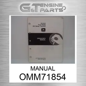 Omm71854 John Deere Replacement Manual Fits Surplus Open Box