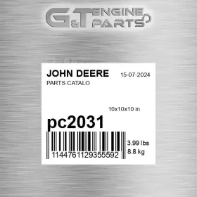 Pc2031 John Deere Replacement Parts Catalo Fits New Oem Open Box