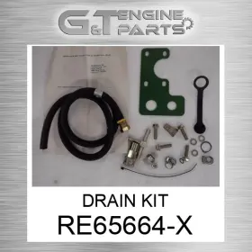 Re65664-x John Deere Replacement Drain Kit Fits Surplus Open Box