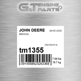 Tm1355 John Deere Replacement Manual Fits New Oem