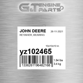 Yz102465 John Deere Replacement Retainer Bearing Fits New Oem