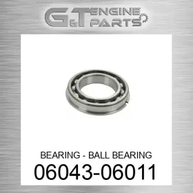 06043-06011 Komatsu Replacement Bearing - Ball Fits New Aftermarket