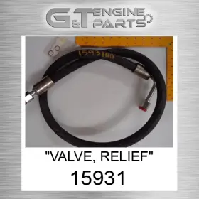 15931 Komatsu Replacement Inch Valve Relief Fits Surplus Open Box