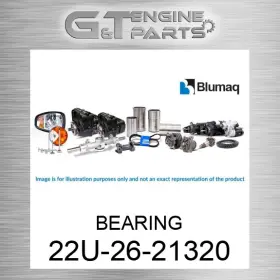 22u-26-21320 Komatsu Replacement Bearing Fits New Aftermarket
