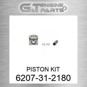 6207-31-2180 Komatsu Replacement Piston Kit Fits New Aftermarket 6207-31-2180 Komatsu Replacement Piston Kit Fits New Aftermarket