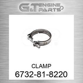 Komatsu Replacement 6732-81-8220 Clamp Fits Surplus Open Box