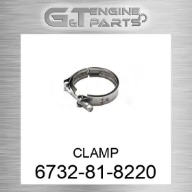 6732-81-8220 Komatsu Replacement Clamp Fits Surplus Open Box