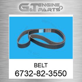 Komatsu Replacement 6732-82-3550 Belt Fits New Aftermarket