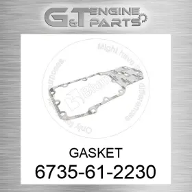 6735-61-2230 Komatsu Replacement Gasket Fits New Aftermarket 6735-61-2230 Komatsu Replacement Gasket Fits New Aftermarket