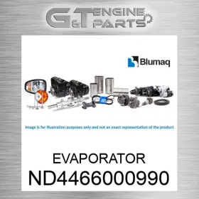 Nd4466000990 Komatsu Replacement Evaporator Fits New Aftermarket Nd4466000990 Komatsu Replacement Evaporator Fits New Aftermarket