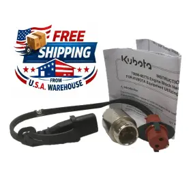 70000-00776 Kubota Genuine Oem Block Heater Bx23-s Bx2380 Bx24d Bx25