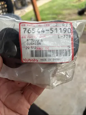 76544-51190 Kubota Cushion Quantity Two