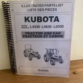 97898-22672 Kubota 97898 22672 Tractor And Cab Illustrated Parts List L4330 L4630 L5030