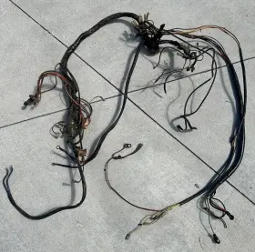 Tx13204 Long - A Used Main Wiring Harness For 550 560 610 610c Tractors Tx13204 Long - A Used Main Wiring Harness For 550 560 610 610c Tractors