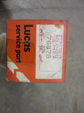 Lucas 76878 Nos Starter Solenoid - Mg Triumph
