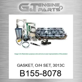 B155-8078 Maxiforce Replacement Gasket O/h Set 3013c New Aftermarket B155-8078 Maxiforce Replacement Gasket O/h Set 3013c New Aftermarket