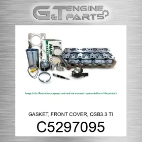 C5297095 Maxiforce Replacement Gasket Front Cover Qsb3.3 Tier 4f New Aftermarket