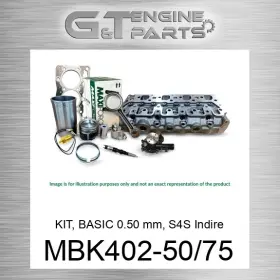 Mbk402-50 Maxiforce Replacement Mbk402-50/75 Kit Basic 0.50 Mm S4s Indirect New Aftermarket