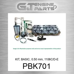 D-e66ta Maxiforce Replacement Pbk701 Kit Basic 0.50 Mm 1106c/d-e66ta Tier 3 New Aftermarket