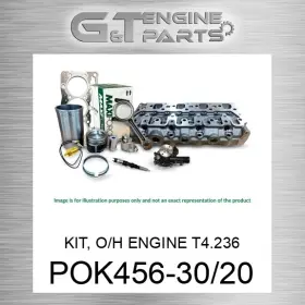 Pok456-30 Maxiforce Replacement Pok456-30/20 Kit O/h Engine T4.236 New Aftermarket