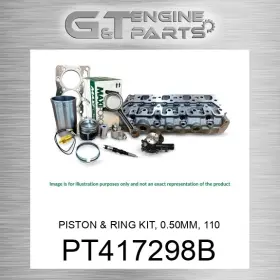 1106d-e70ta Maxiforce Replacement Pt417298b Piston And Ring Kit 0.50mm Pw New Aftermarket