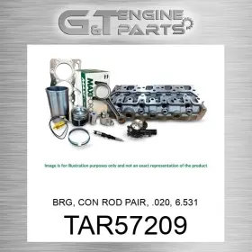 Tar57209 Maxiforce Replacement Brg Con Rod Pair .020 6.531 New Aftermarket