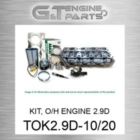 Tok2.9d-10 Maxiforce Replacement Tok2.9d-10/20 Kit O/h Engine 2.9d New Aftermarket
